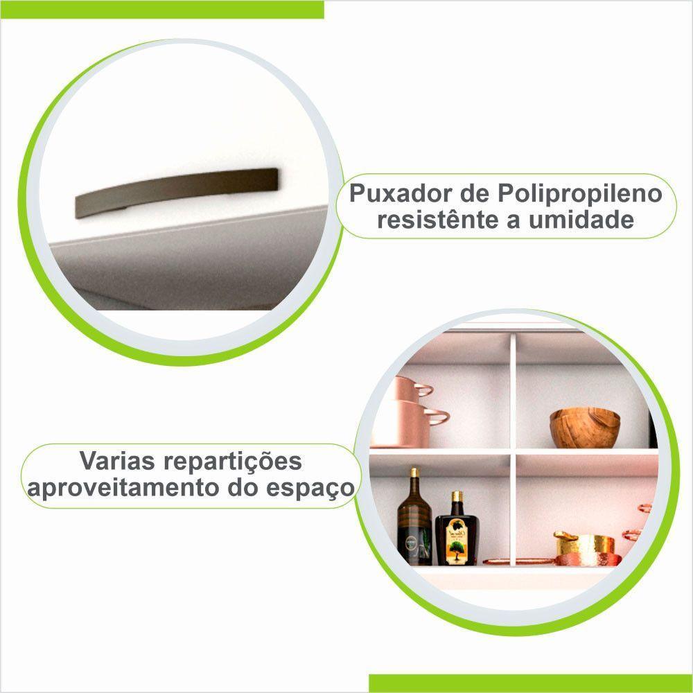 Aéreo Triplo Valência Branco Salleto Móveis Cinamomo Com Off White - 4