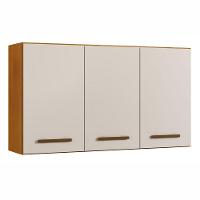 Armário Aéreo 3 Portas E 2 Prateleiras Etios Naturalle Com Off White - 5