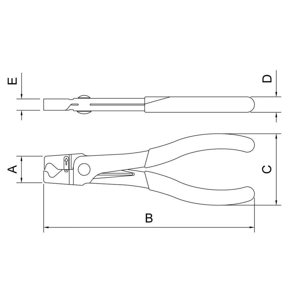 Alicate Para Abraçadeiras Clic-r 7'' Tramontina Pro Tramontina - 3