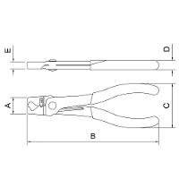 Alicate Para Abraçadeiras Clic-r 7'' Tramontina Pro Tramontina - 3