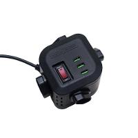 Filtro De Linha 1,20m Torre 4 Tomadas + 3 Usb Qualitronix - 1