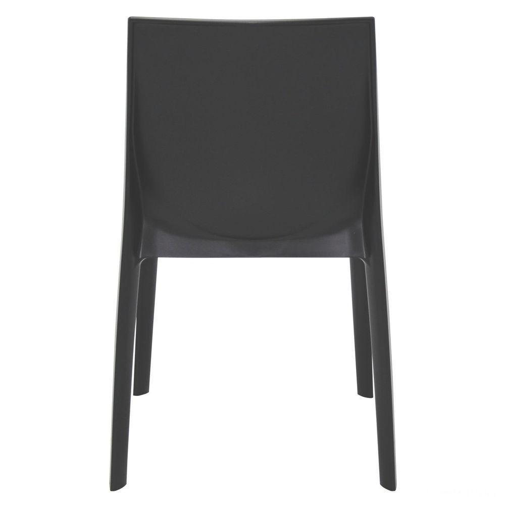 Cadeira Tramontina Alice Satinada Sem Braços Em Polipropileno Preto Tramontina - 3