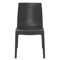 Cadeira Tramontina Alice Satinada Sem Braços Em Polipropileno Preto Tramontina - 1