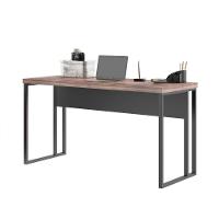 Armário 2 Porta Com Mesa Portugal Noce Preto - 5