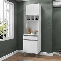 Armário De Cozinha 4 Portas Catanzaro Branco - 1