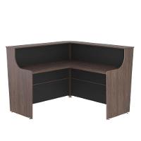 Balcao Para Recepção Em L Fever Freijo Preto - 2