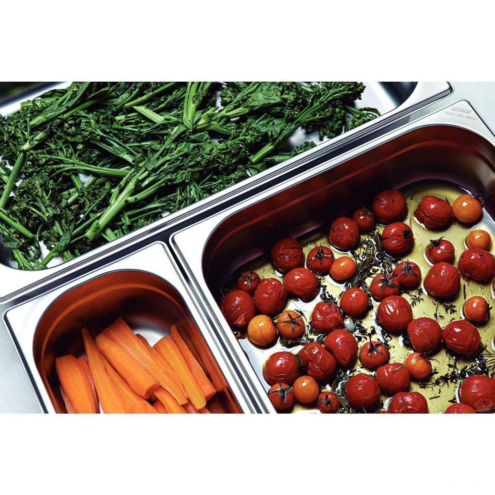 Cuba Tramontina Gn 2-4 Em Aço Inox Sem Alças Profundidade 40 Mm - Aço 304 Tramontina - 3