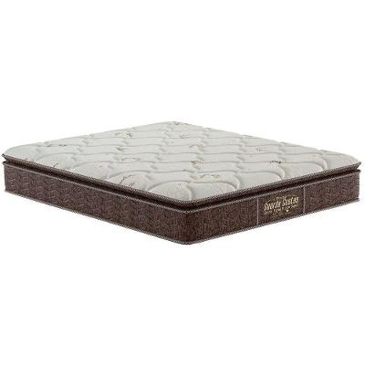 Colchão King Ortopédico Wood Guarda Costa Extra Firme Pillow Top Americano Brown Probel