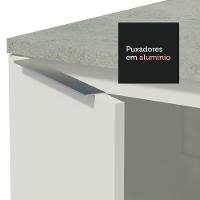 Balcão Gabinete De Pia 120 Cm 1 Portas E 2 Gavetas (com Tampo) Branco Stella Madesa Branco - 8