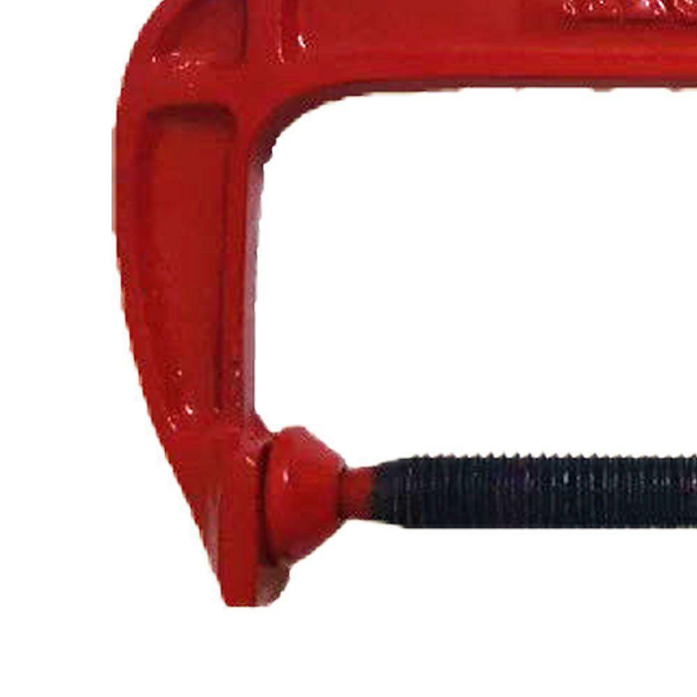 Grampo Fixação Tipo C - Fertak 8" - 3