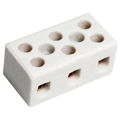 Conector De Porcelana Tripolar 16mm - Fertak