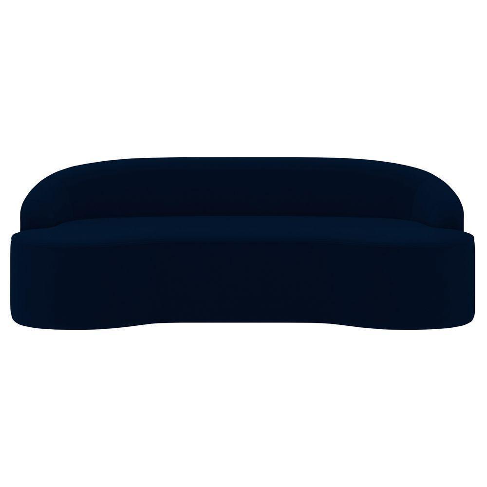 Sofá 3 Lugares Para Sala De Estar Living 180cm Theo D06 Veludo Royal - Mpozenato - 3