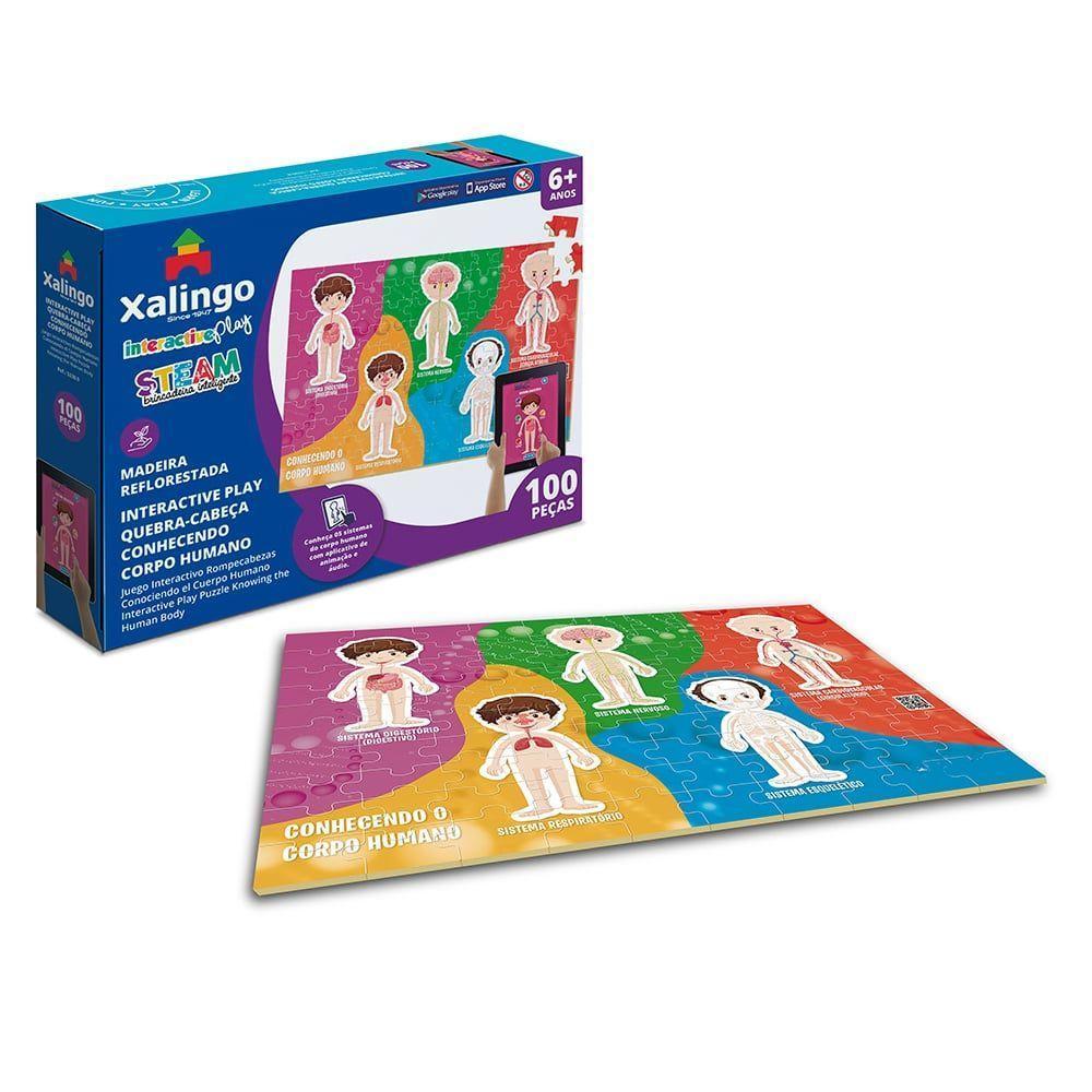 Quebra-cabeça Interactive Play Conhecendo Corpo Humano - 1