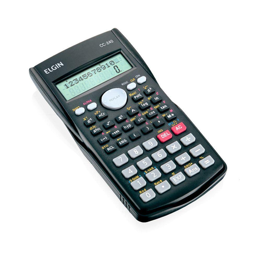 Calculadora Científica 240 Funções Cc240 Elgin - 1