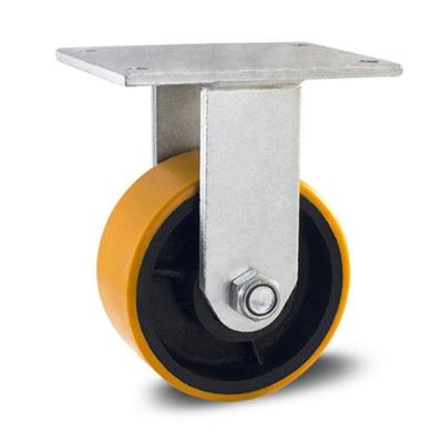 Rodizio Fixo Carga Pesada 12x3 Pol. Roda De Ferro 1.400 Kg