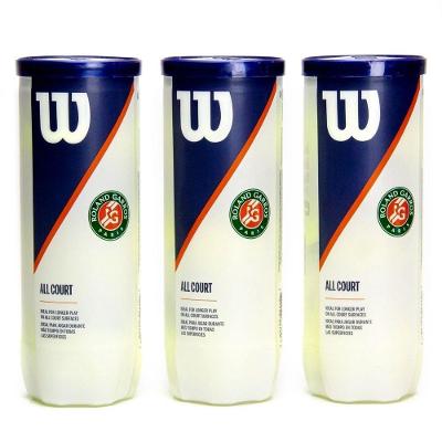 Bola De Tênis Wilson Roland Garros Pack Com 03 Tubos