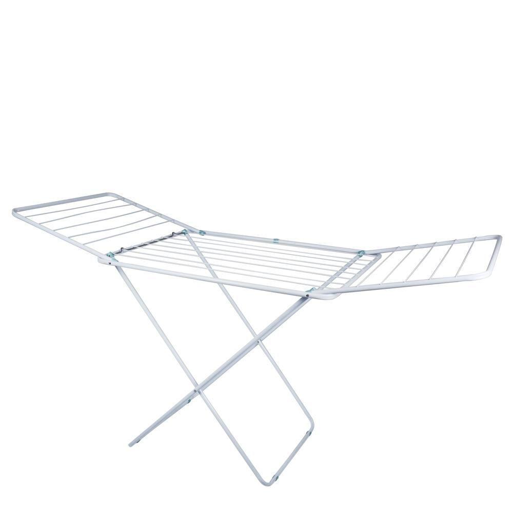 Varal Para Roupa De Chão Com Abas Maxi Retrátil Dobrável Mor Cor Branco - 1