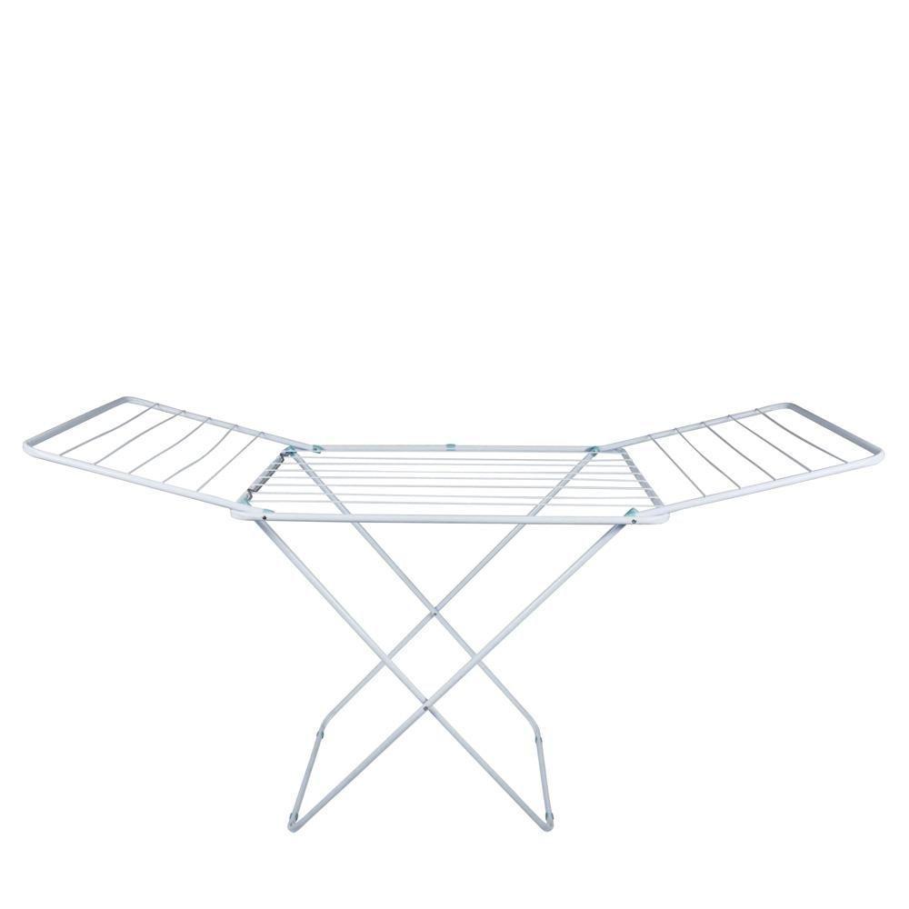 Varal Para Roupa De Chão Com Abas Maxi Retrátil Dobrável Mor Cor Branco - 9