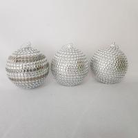 Bolas De Natal Kit Com 3 Unid Prata - 3