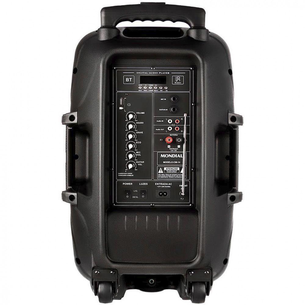 Caixa De Som Mondial Usb Fm 550Wcm 550 Preto Bvolt - 2