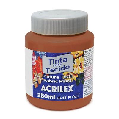 Tinta Para Tecido Fosca 250 Ml - Acrilex - Marrom