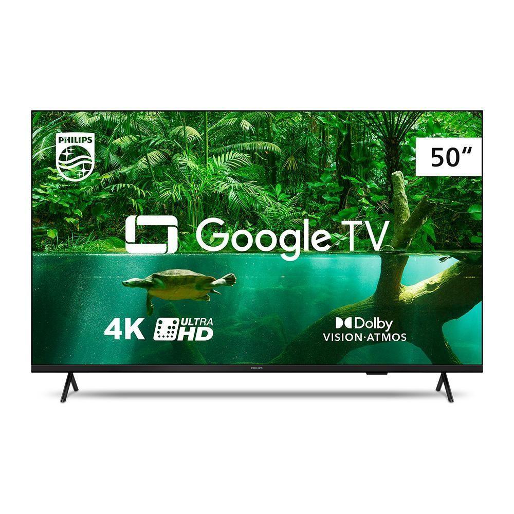 Smart Tv Philips Led 50" 4k Uhd Pug7408/78 Google Tv, Wi-fi E Bluetooth Integrados - 1