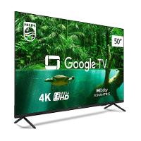 Smart Tv Philips Led 50" 4k Uhd Pug7408/78 Google Tv, Wi-fi E Bluetooth Integrados