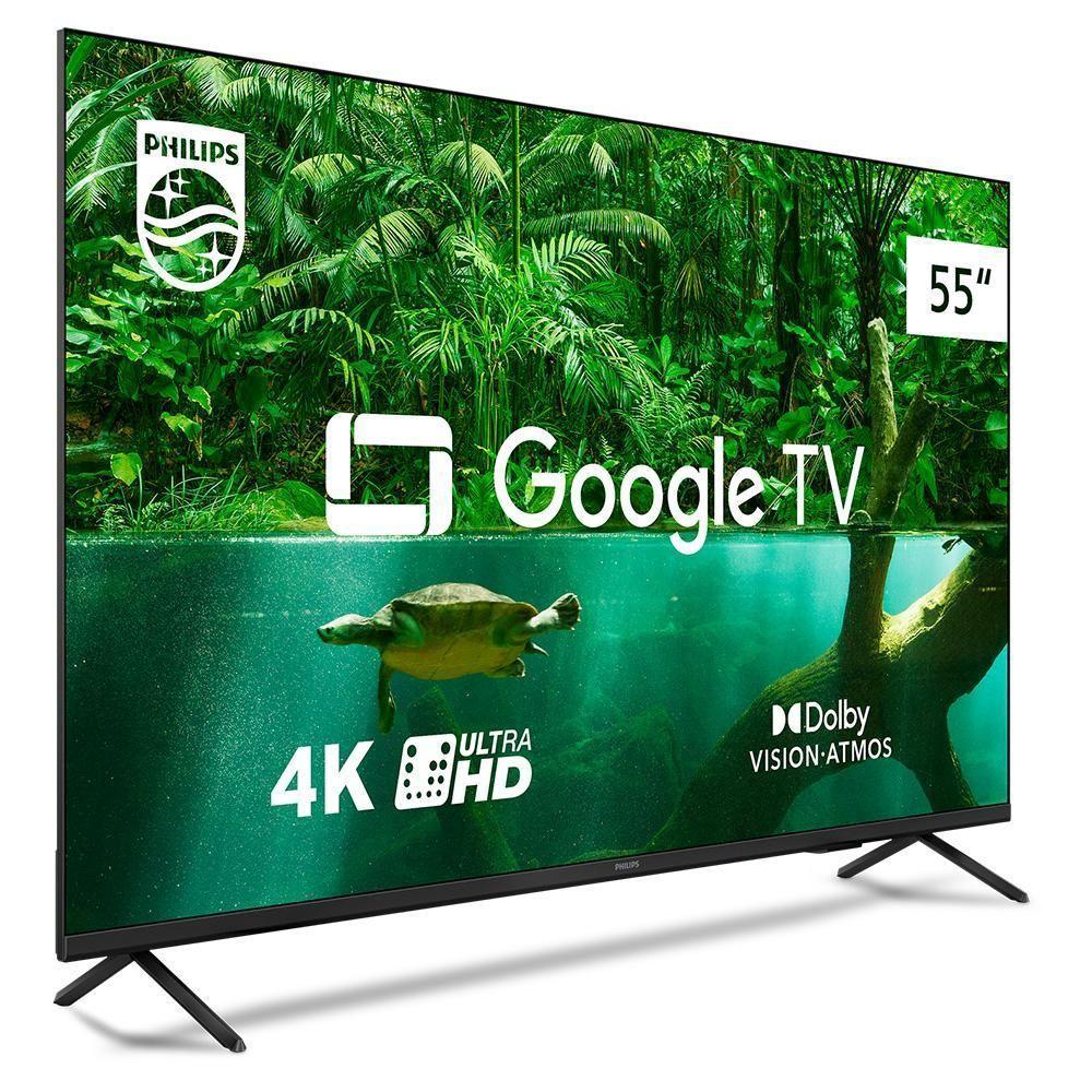 Smart Tv Philips Led 55" 4k Uhd Pug7408/78 Google Tv, Wi-fi E Bluetooth Integrados - 8