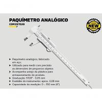 Paquímetro 150mm Analógico 0,05mm - Fertak - 11