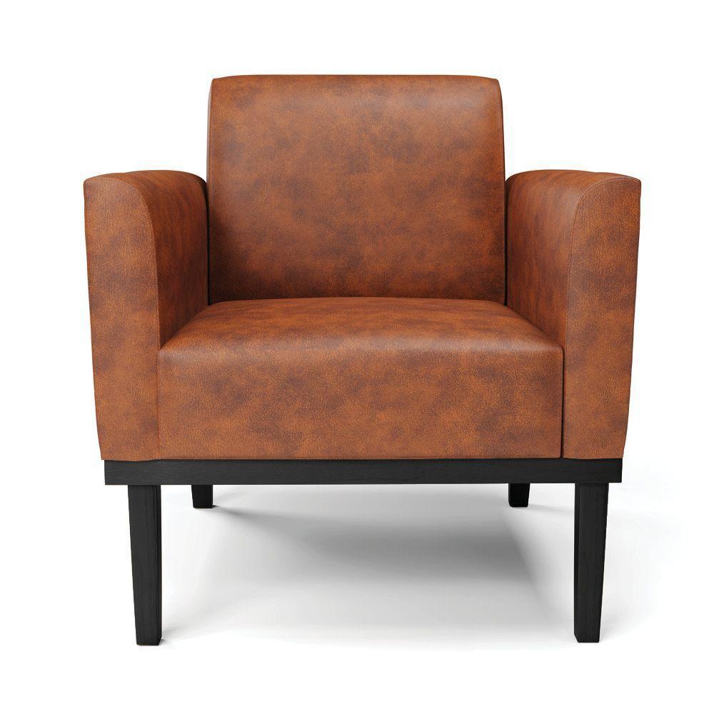 Kit 2 Poltronas Base De Madeira Fixa Preto Marisa Corano Nozes D03 - D\'rossi - 5