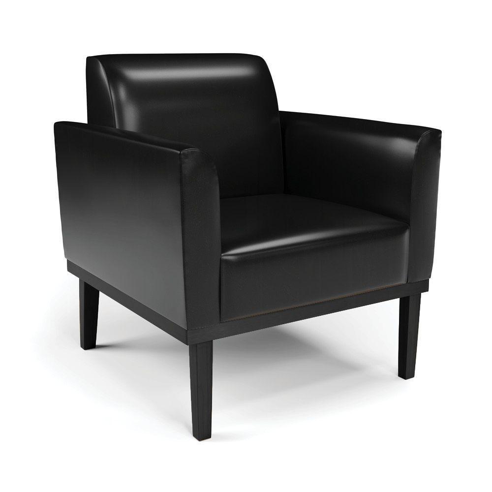 Sofá Namoradeira Com 2 Poltronas Base De Madeira Fixa Preto Marisa Corano Preto D03 - D\'rossi - 8