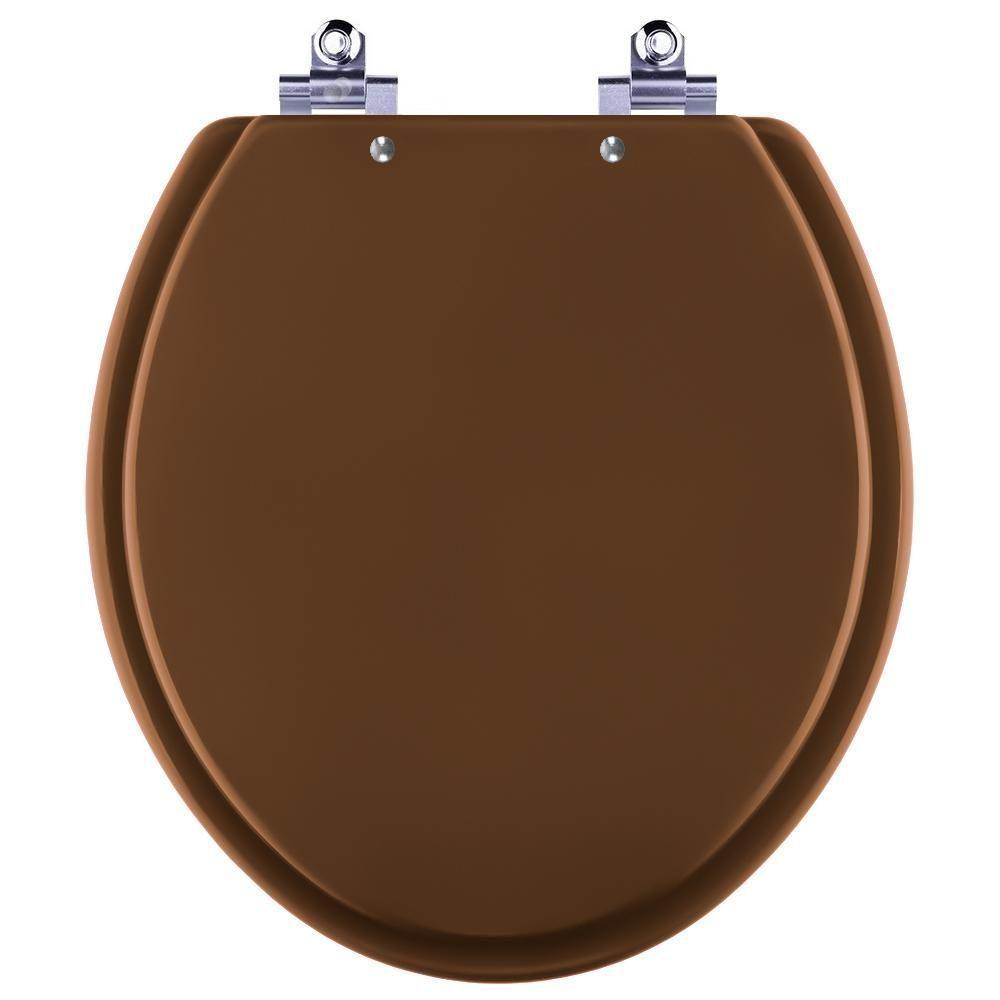 Assento Sanitário Laqueado Soft Close Fiore Ocre (marrom) Para Vaso Incepa - 1