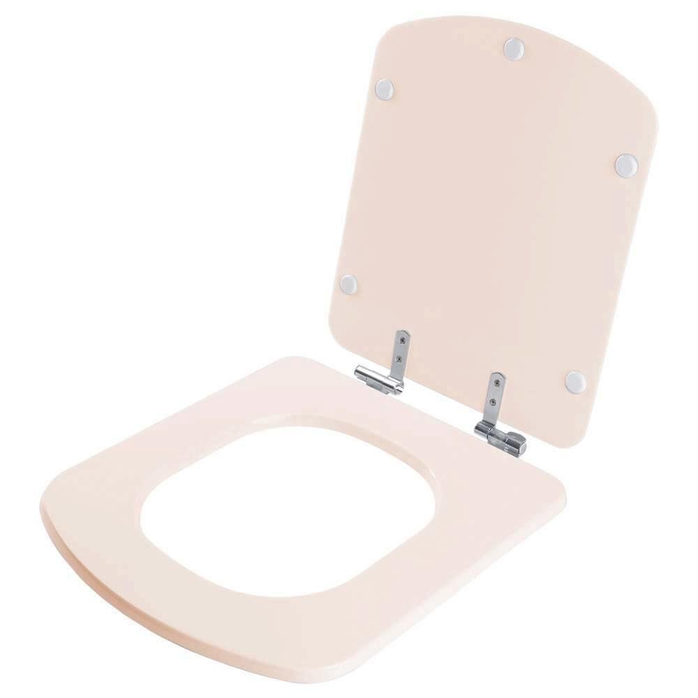 Assento Sanitário Laqueado Soft Close Bali Rosa Shell (pêssego) Para Vaso Incepa - 6