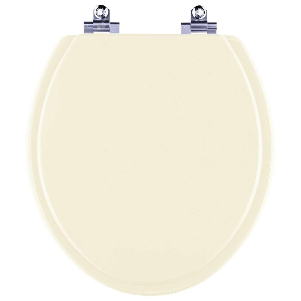 Assento Sanitário Laqueado Soft Close Parati Bege Claro Para Vaso Logasa - 1