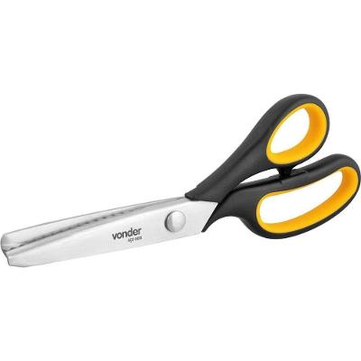 Tesoura De Picotar Com Cabo Plástico Emborrachado Vonder