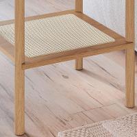 Mesa Lateral 58 Cm Pes Madeira Palhinha Oslo 27962 Hanover Artesano Hanover - 2