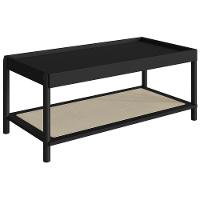Mesa De Centro 93 Cm Pes Madeira Oslo 27961 Nero Artesano Nero - 1