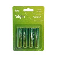 Pilha Elgin Alcalina 1 5v Aa Com 4 82153 - 2