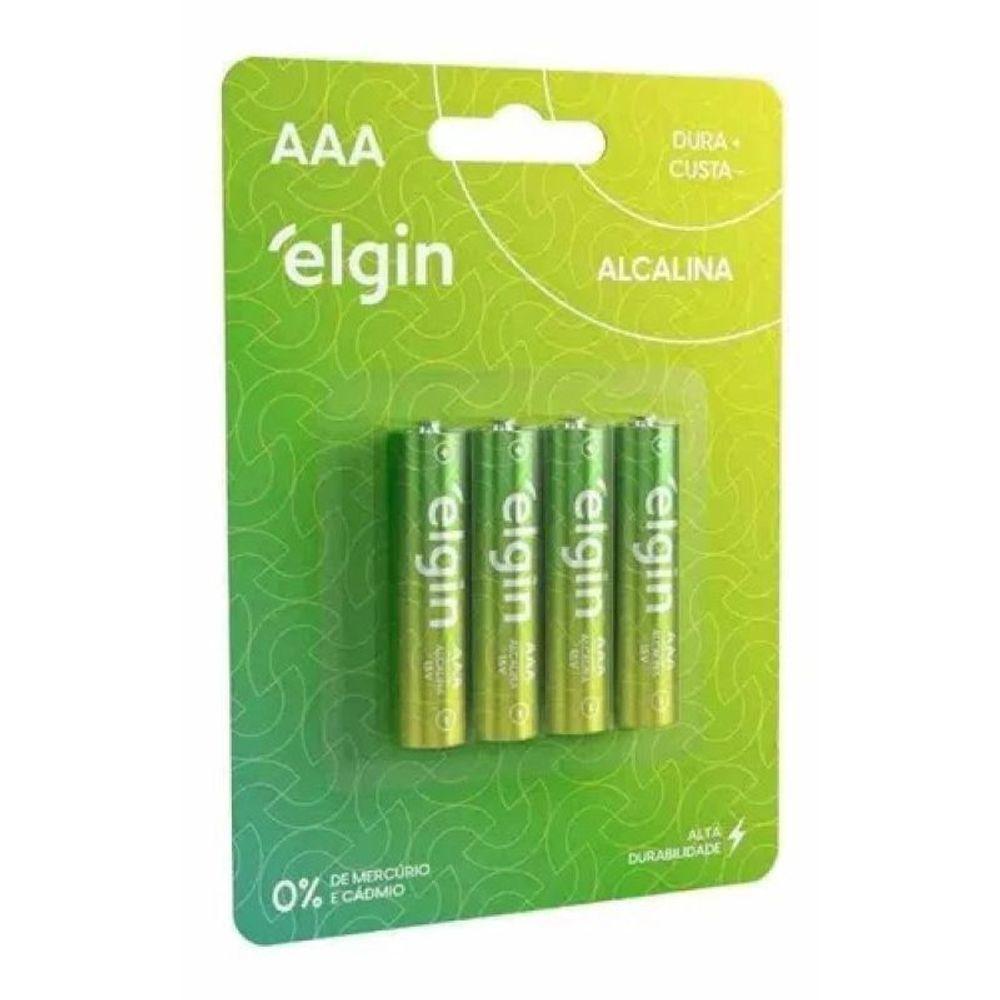 Pilha Elgin Alcalina 1 5v Aaa Com 4 82155 - 2