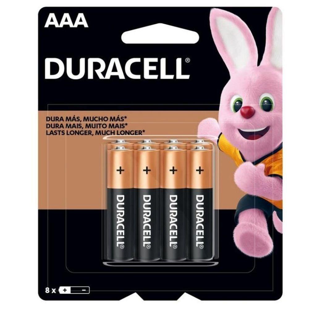 Pilha Duracell Alcalina 1 5v Aaa Mn2400 Com 8 - 3