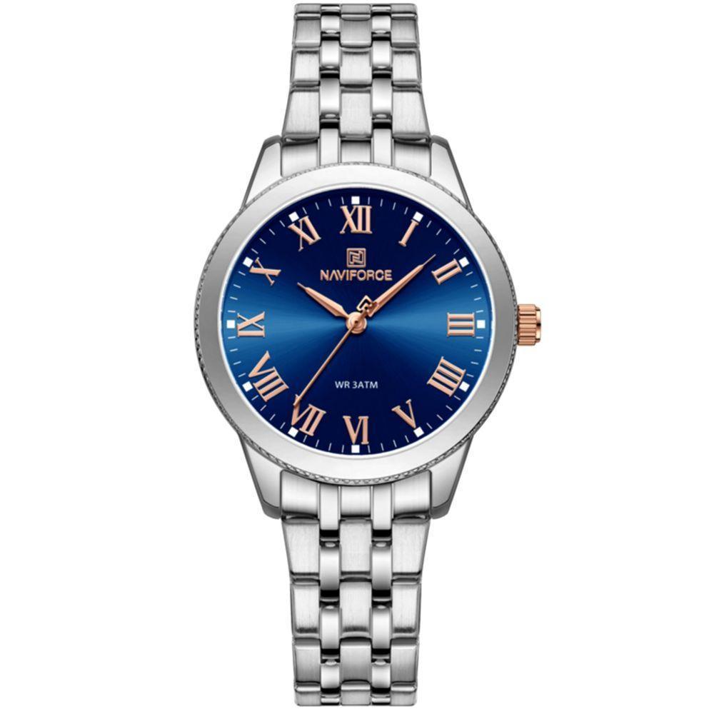 Relógio De Pulso Feminino Design Classico Simples Elegance Azul - 1