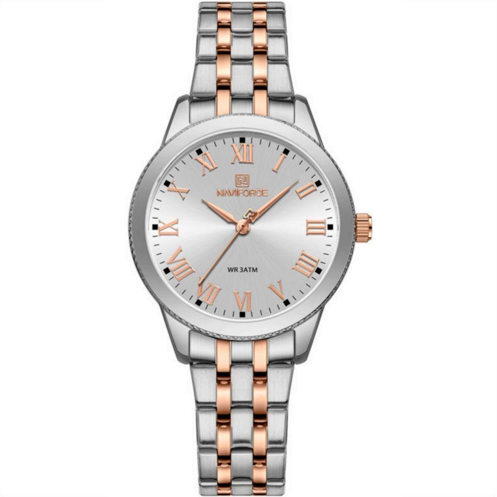 Relógio De Pulso Feminino Design Classico Simples Elegance Rose - 1