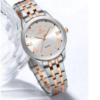 Relógio De Pulso Feminino Design Classico Simples Elegance Rose - 2