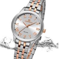 Relógio De Pulso Feminino Design Classico Simples Elegance Rose - 8