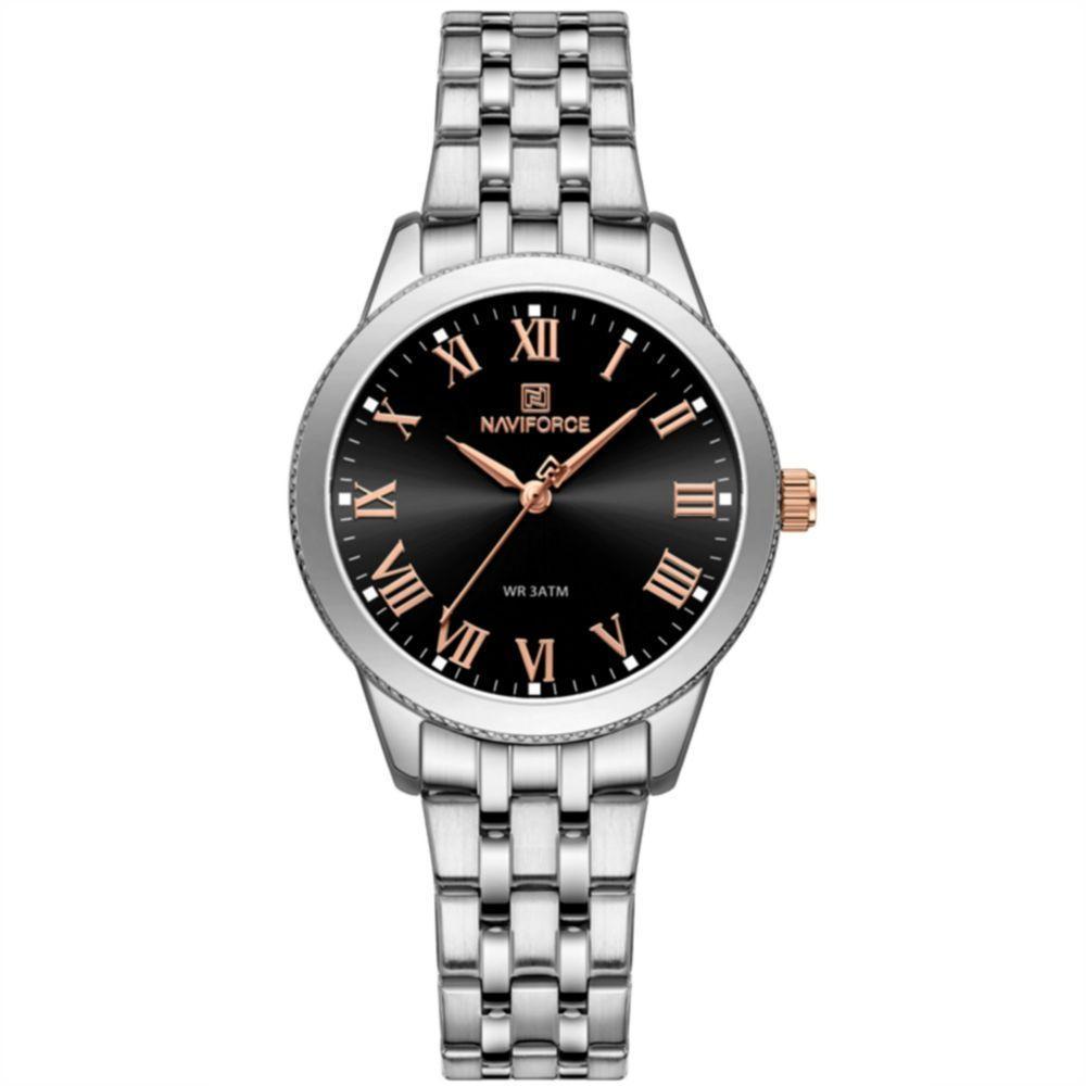 Relógio De Pulso Feminino Design Classico Simples Elegance Preto - 1