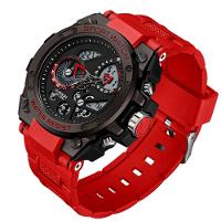 Relógio Masculino Dual Display Esportivo Vermelho - 1