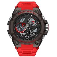 Relógio Masculino Dual Display Esportivo Vermelho - 2