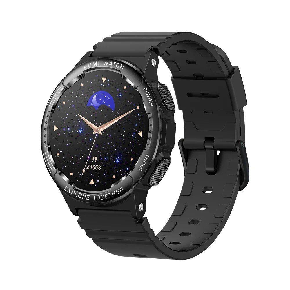 Relógio Inteligente Com Tela Amoled Chamada Bluetooth Esportivo Preto - 1