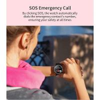 Relógio Inteligente Com Tela Amoled Chamada Bluetooth Esportivo Preto - 3