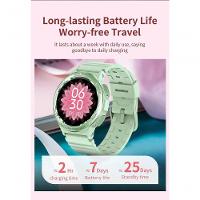 Relógio Inteligente Com Tela Amoled Chamada Bluetooth Esportivo Verde - 2